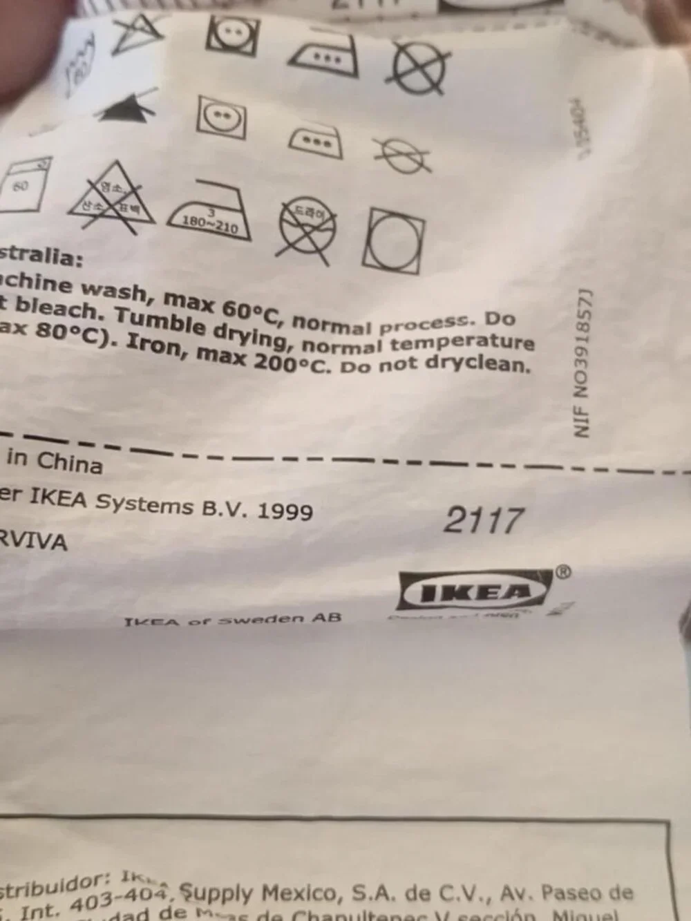 100% linen Ikea Puderviva pink full size set